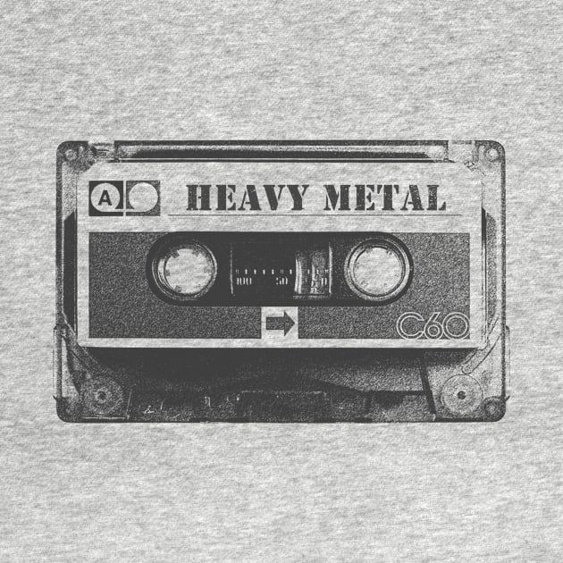 Heavy Metal - Heavy Metal Old Cassette Pencil Style by Gemmesbeut